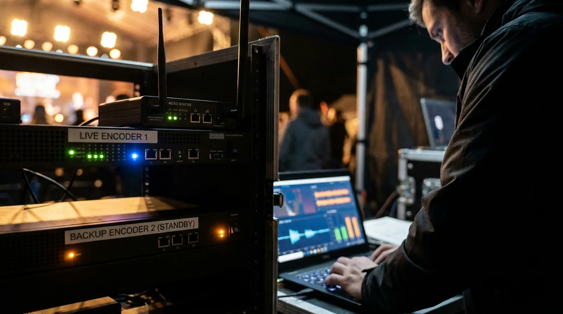 Redundanz-Technik als Livestream-Kostenfaktor Backup-Encoder und Bonding-Unit für die redundante Signalübertragung – ein zentraler Kostenfaktor beim professionellen Live-Streaming